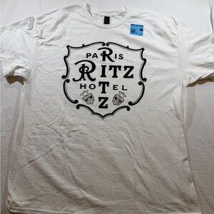 Vintage Paris Ritz Hotel Logo Tshirt